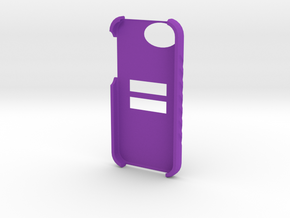Equal Iphone 5 & 5S Case in Purple Processed Versatile Plastic