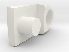 Outer Clip - 3Dponics Drip Hydroponics in White Natural Versatile Plastic