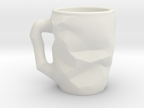 Innovative Coffee Cup in White Natural Versatile Plastic