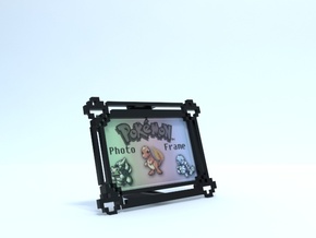 Pokemon Photo Frame (2x3) in Black Natural Versatile Plastic