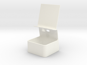 iPhone 6 Charging Stand w/ Storage in White Processed Versatile Plastic