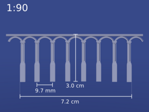 1:90 HMS Victory Beakhead Decoration in Clear Ultra Fine Detail Plastic