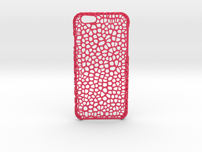 iPhone6 Case Vorono1 (Extreme Voronoi Edition) in Pink Processed Versatile Plastic