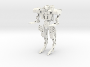 Steampunk Battle Droid in White Processed Versatile Plastic