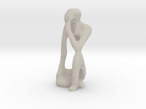 Thinking Man statue in Natural Sandstone