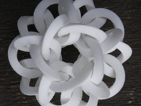 starcage: Hexa-Twistor #01 in White Natural Versatile Plastic