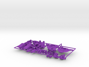 Nautical Femmebot body kit in Purple Processed Versatile Plastic