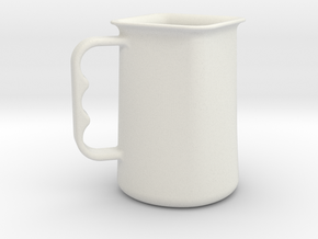 Cup in White Natural Versatile Plastic