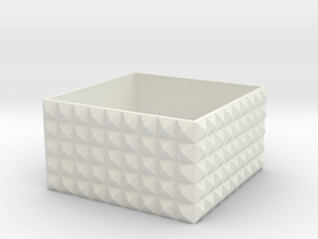 BOX in White Natural Versatile Plastic