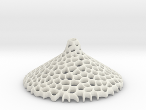 Cone 87mm in White Natural Versatile Plastic
