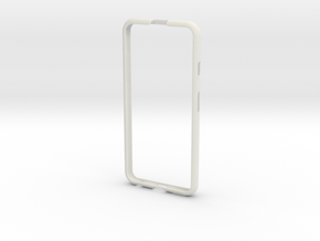 Iphone 6 Protective Bumper Case in White Natural Versatile Plastic