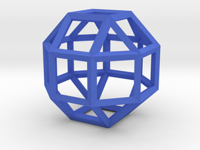Rhombicuboctahedron(Leonardo-style model) in Blue Processed Versatile Plastic