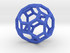 Truncated Cuboctahedron(Leonardo-style model) in Blue Processed Versatile Plastic