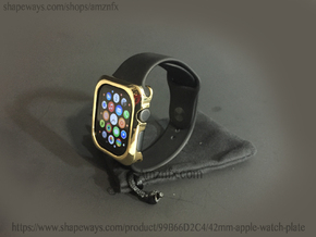 Apple Watch Metal Bumper 42mm in 18k Gold Plated Brass
