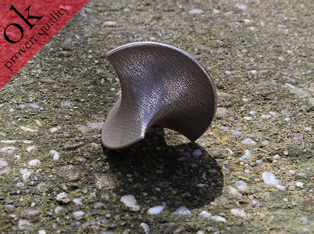 femisphaere entschaerft in Polished Bronzed Silver Steel