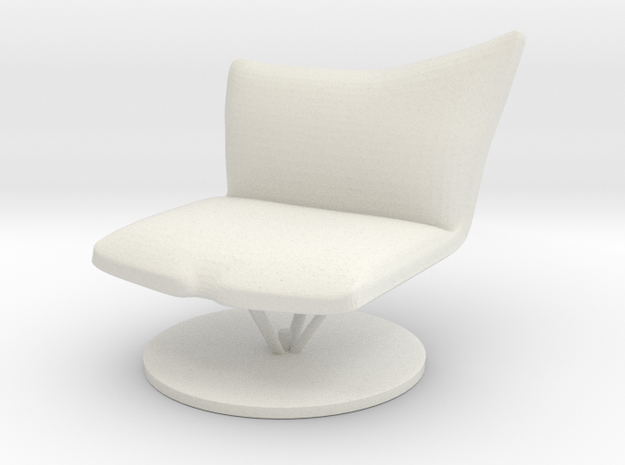Chair No. 27 in White Natural Versatile Plastic