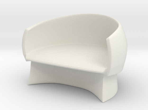 Chair No. 20 in White Natural Versatile Plastic