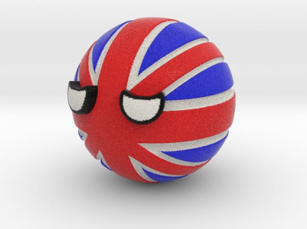 Countryballs UK in Full Color Sandstone