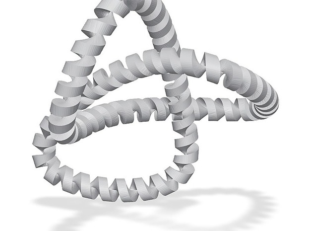 Digital-knot wendeltreppe in knot wendeltreppe