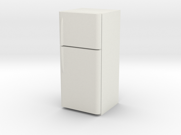 1:24 Fridge (NOT FULL SIZE) in White Natural Versatile Plastic