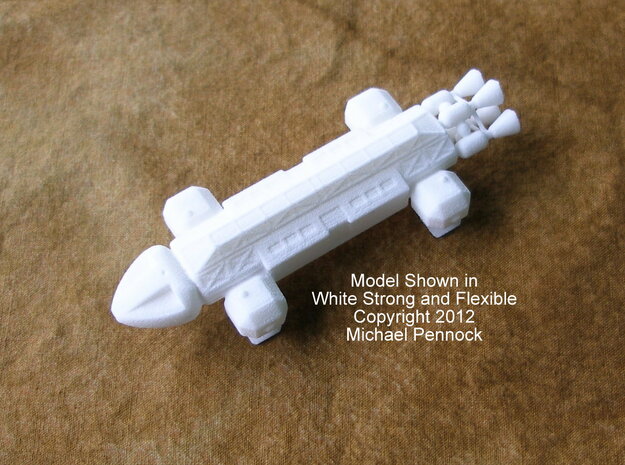 SF01 Space Transport (1/300) in White Natural Versatile Plastic