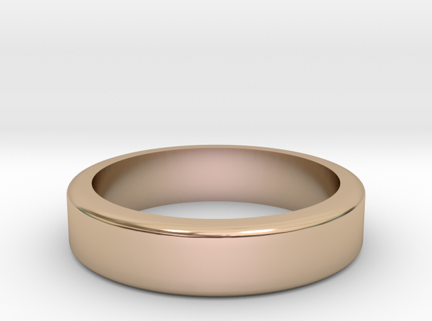 Knuckle Ring in 14k Rose Gold Plated Brass
