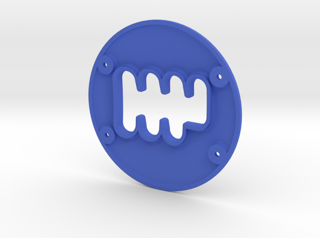 TH8rs - Shifter Plate in Blue Processed Versatile Plastic