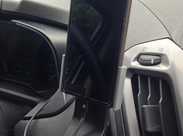 Iphone6Plus car mount for Brodit in White Natural Versatile Plastic