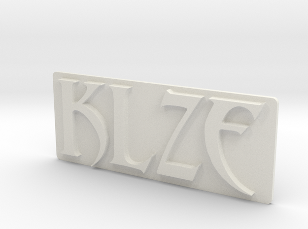 KLZE-Aban in White Natural Versatile Plastic