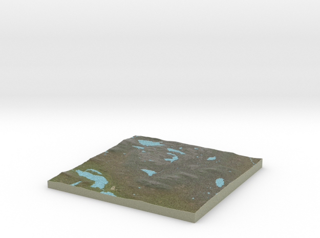 Terrafab generated model Fri Jul 31 2015 23:43:50  in Full Color Sandstone