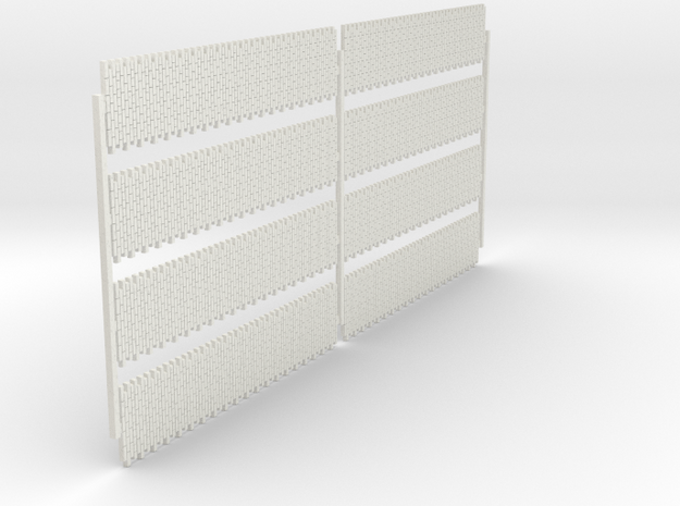 A-nori-bricks-narrow-tall80-sheet-x8-1a in White Natural Versatile Plastic