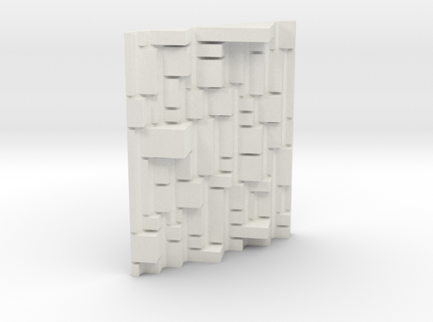 Mondrian 3D exploration. in White Natural Versatile Plastic