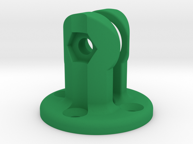 K-Edge Combo Mount Virb Interface in Green Processed Versatile Plastic