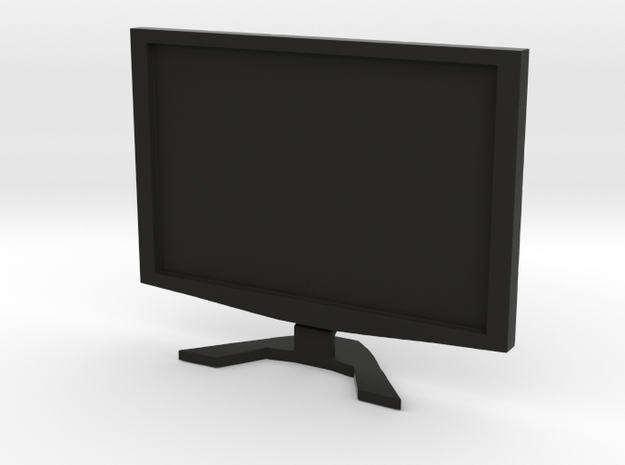 Acer 22" LCD - 1:12 scale in Black Natural Versatile Plastic