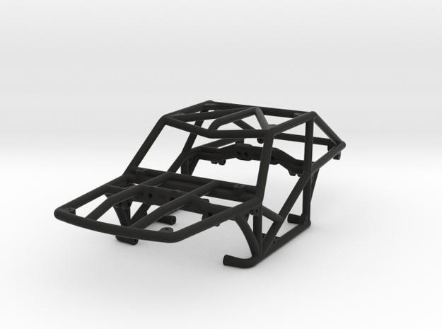 Specter-F v1 1/24th scale rock crawler chassis in Black Natural Versatile Plastic