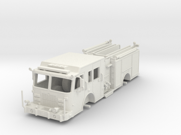 1/64-Scale Contemporary Urban Pumper  in White Natural Versatile Plastic