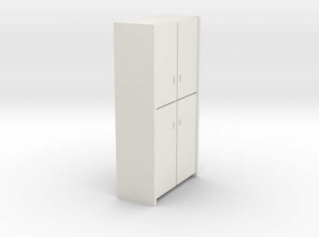A 007 - 1 Schrank Cabinet 1:50 in White Natural Versatile Plastic