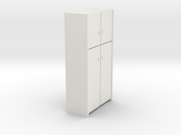 A 008 - 1 Schrank Cabinet 1:50 in White Natural Versatile Plastic