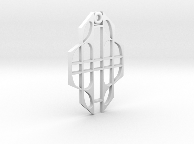 Digital-Art Deco Pendant in Ontwerp 1 50%