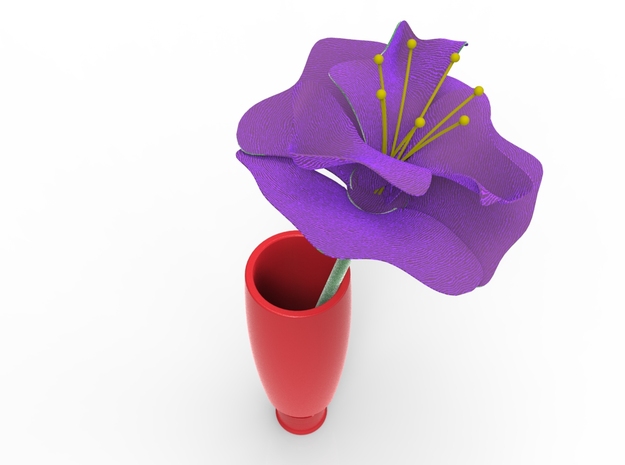Lighter Plug Flower Vase for Volkswagen Beetle in White Natural Versatile Plastic