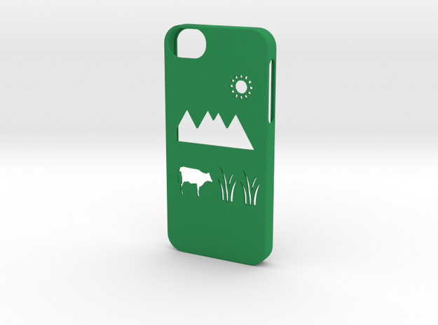 Iphone 5/5s meadow case in Green Processed Versatile Plastic