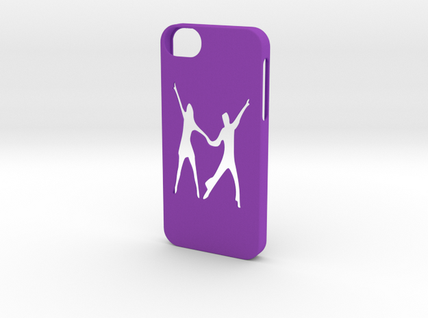 Iphone 5/5s Latin dance paso doble case  in Purple Processed Versatile Plastic