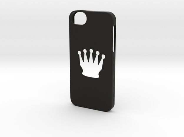 Iphone 5/5s chess queen case in Black Natural Versatile Plastic