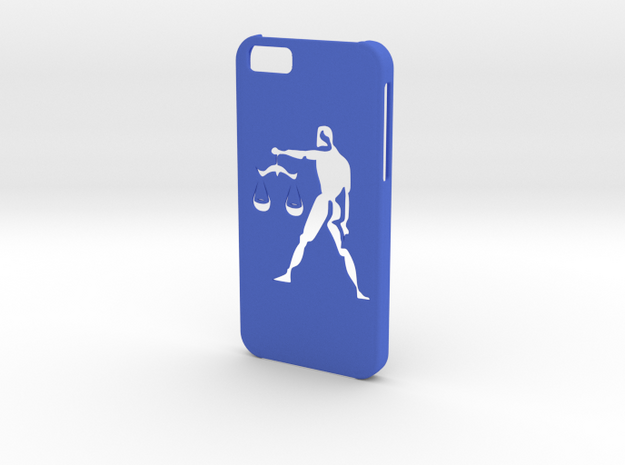 Iphone 6 Libra case in Blue Processed Versatile Plastic