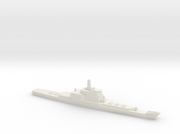 Aegis and VLS refitted Long Beach, 1/1800 in White Natural Versatile Plastic
