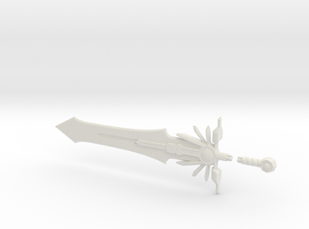 El'druin, Blade of Justice in White Natural Versatile Plastic
