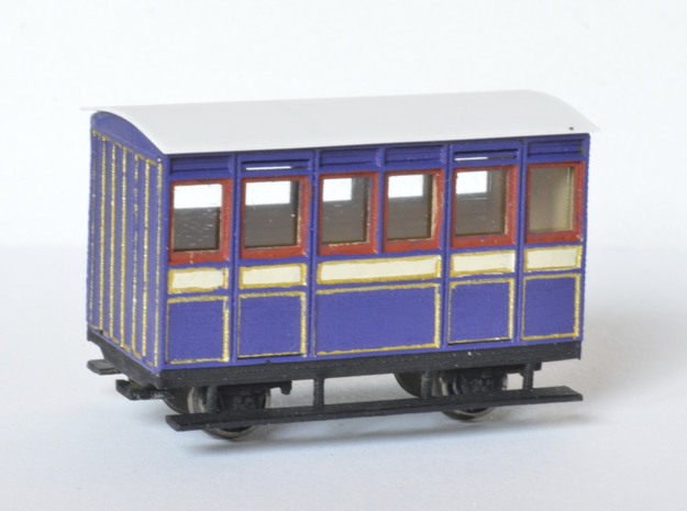  FR Ashbury 4w Carriage FIRST in Smooth Fine Detail Plastic