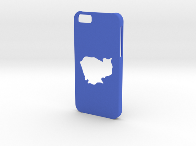 Iphone 6 Cambodia Case in Blue Processed Versatile Plastic