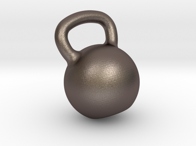 Kettle Big Customizable for Bodybuilders in Polished Bronzed Silver Steel