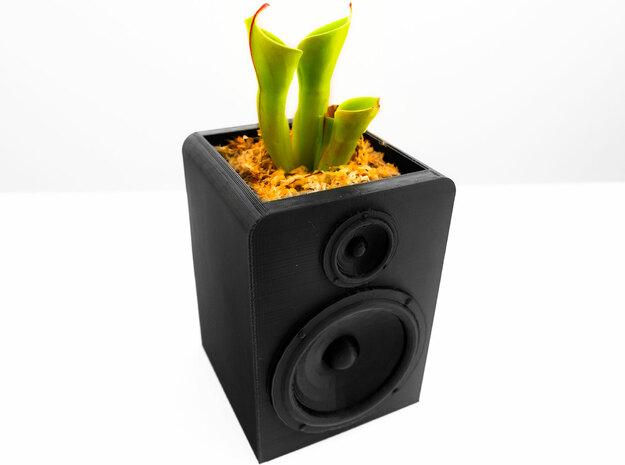Speaker Planter in White Natural Versatile Plastic